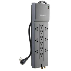 Online 12-Outlet Home/Office Surge Protector with 8-foot cord Surge Protectors & Power Strips