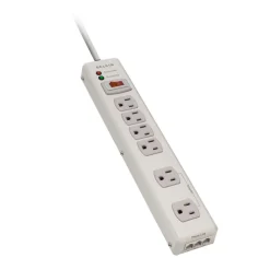 Discount 6-Outlet Metal Surge Protector Surge Protectors & Power Strips