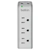Fashion 3-Outlet Mini Travel Surge Protector with USB Ports (2.1 AMP) Surge Protectors & Power Strips