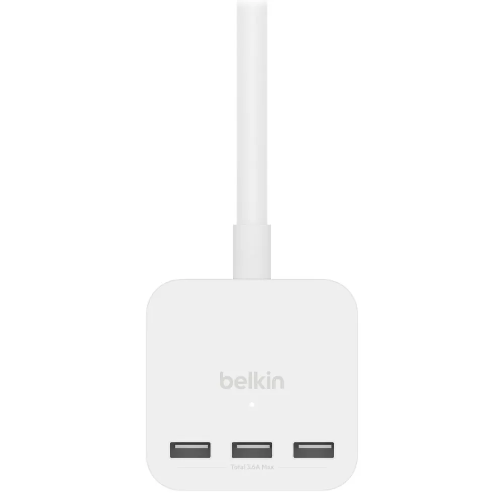 Sale 3-Outlet Power Cube with 5-Foot Cord and USB-A Ports Surge Protectors & Power Strips
