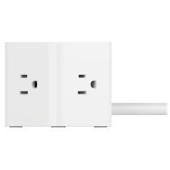 Sale 3-Outlet Power Cube with 5-Foot Cord and USB-A Ports Surge Protectors & Power Strips