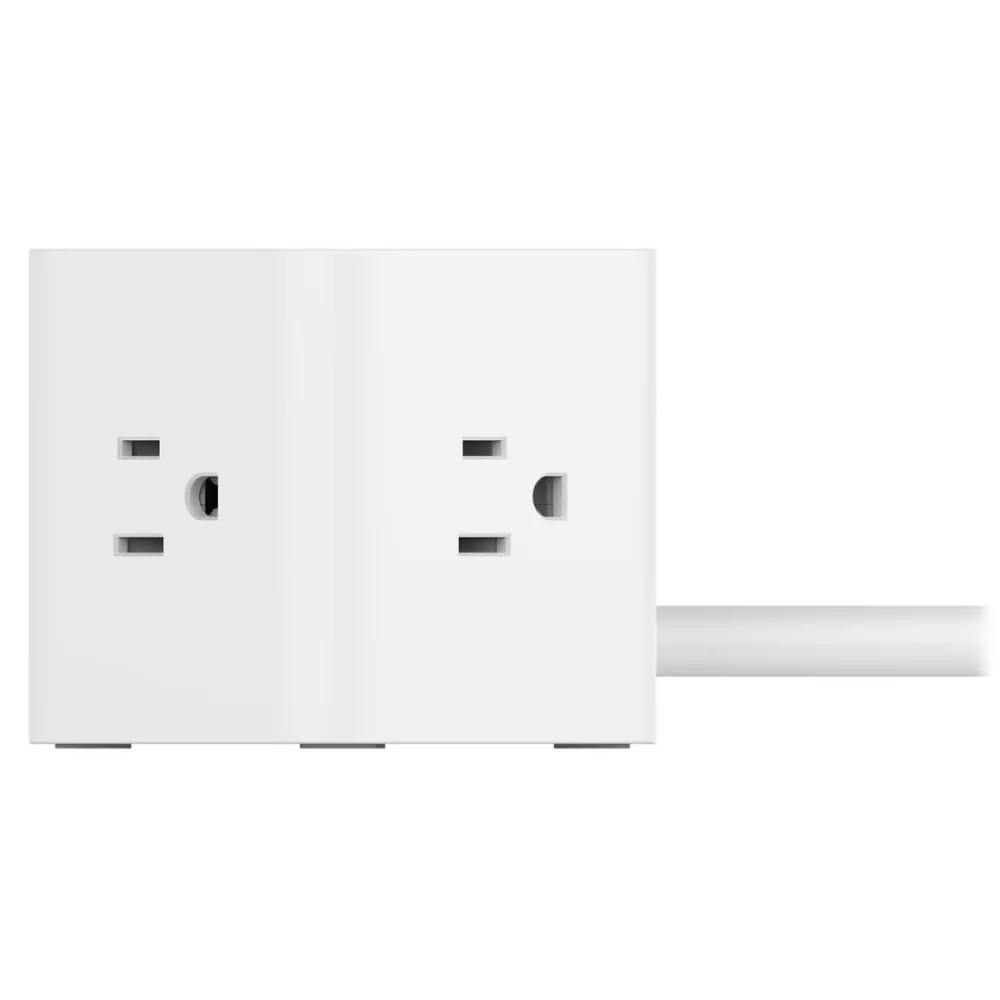 Sale 3-Outlet Power Cube with 5-Foot Cord and USB-A Ports Surge Protectors & Power Strips