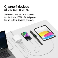 Sale 4-Port GaN Charger 108W Gan Chargers|Usb-C Chargers