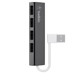 New 4-Port Ultra-Slim Travel Hub Usb & Usb-C Hubs