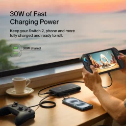 Online Power Bank 20K (30W) for Nintendo Switch 2 Nintendo Switch 2 Accessories New