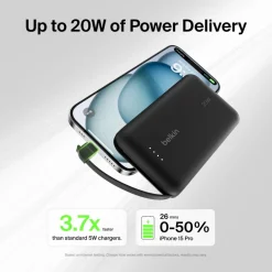 Sale Power Bank 10K with Integrated Cable Power Banks|Portable Chargers & Power Banks