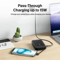 Sale Power Bank 10K with Integrated Cable Power Banks|Portable Chargers & Power Banks