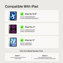 New Pro Keyboard Case with Magnetic Stand for iPad Air 10.9" and iPad Pro 11" Phone, Tablet & Apple Vision Pro Accessories