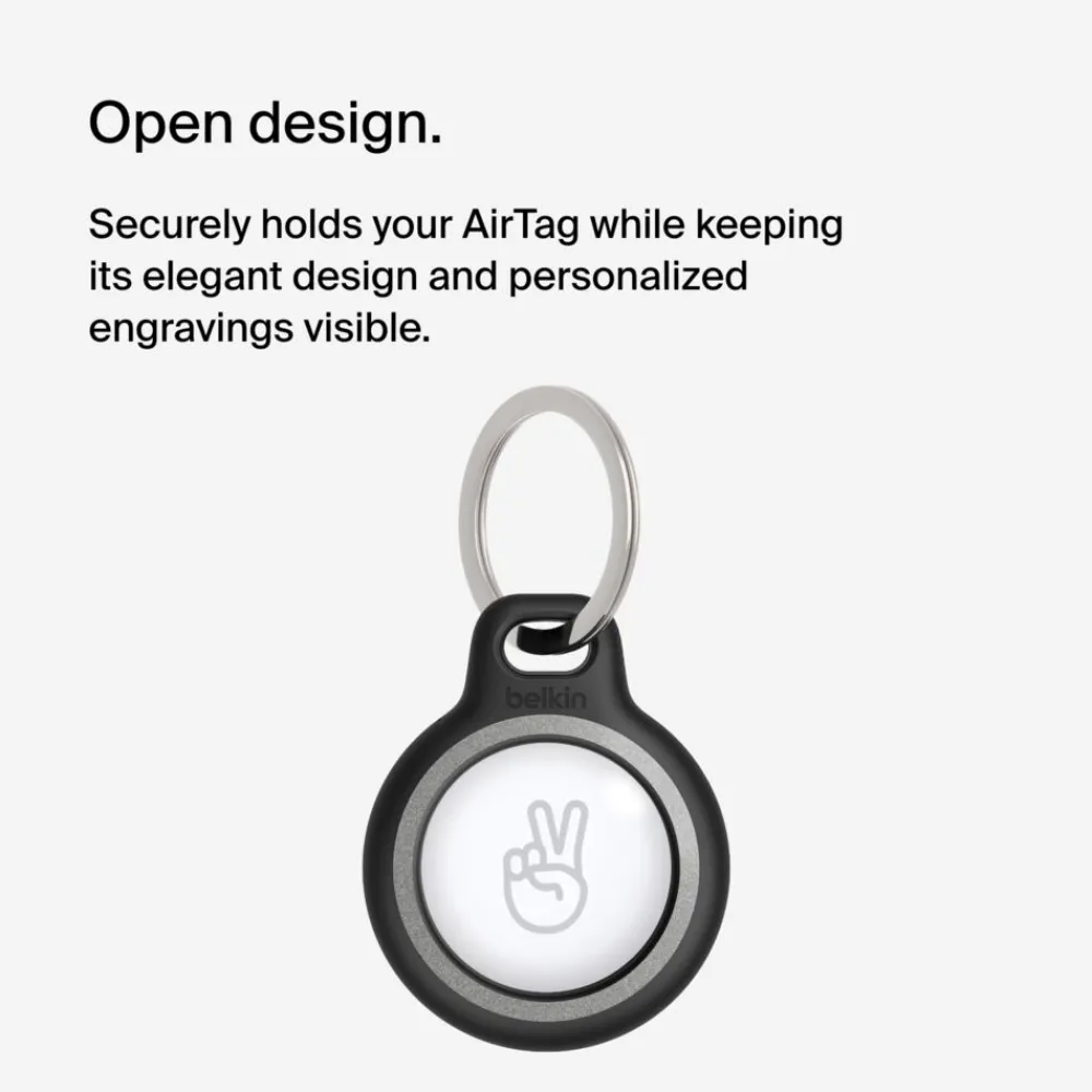 New Reflective Secure Holder with Key Ring for Apple AirTag Airtag Accessories