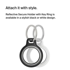 New Reflective Secure Holder with Key Ring for Apple AirTag Airtag Accessories