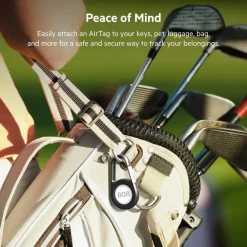 New Secure Holder with Carabiner for AirTag Airtag Accessories