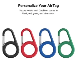 New Secure Holder with Carabiner for AirTag Airtag Accessories