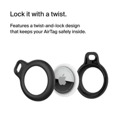 Best Secure Holder with Key Ring for AirTag Airtag Accessories