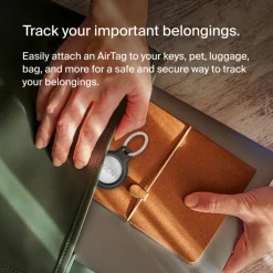 Best Secure Holder with Key Ring for AirTag Airtag Accessories