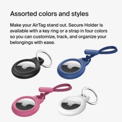 Best Secure Holder with Key Ring for AirTag Airtag Accessories
