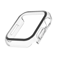 Sale TemperedCurve 2-in-1 Treated Screen Protector + Bumper for Apple Watch for Apple Watch Series 9/8/7/6/5/4/SE Screen Protectors For Apple Watch / Ipad / Macbook