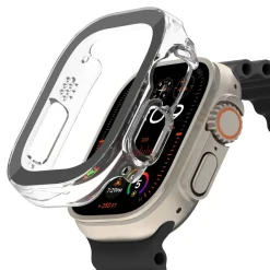 Sale TemperedCurve 2-in-1 Treated Screen Protector + Bumper for Apple Watch Ultra/Ultra 2 Screen Protectors For Apple Watch / Ipad / Macbook