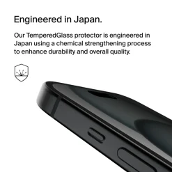 Fashion TemperedGlass Privacy Treated Screen Protector for iPhone 16 / iPhone 15 / iPhone 14 Pro Screen Protectors For Iphone