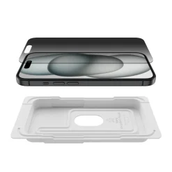 Fashion TemperedGlass Privacy Treated Screen Protector for iPhone 16 / iPhone 15 / iPhone 14 Pro Screen Protectors For Iphone
