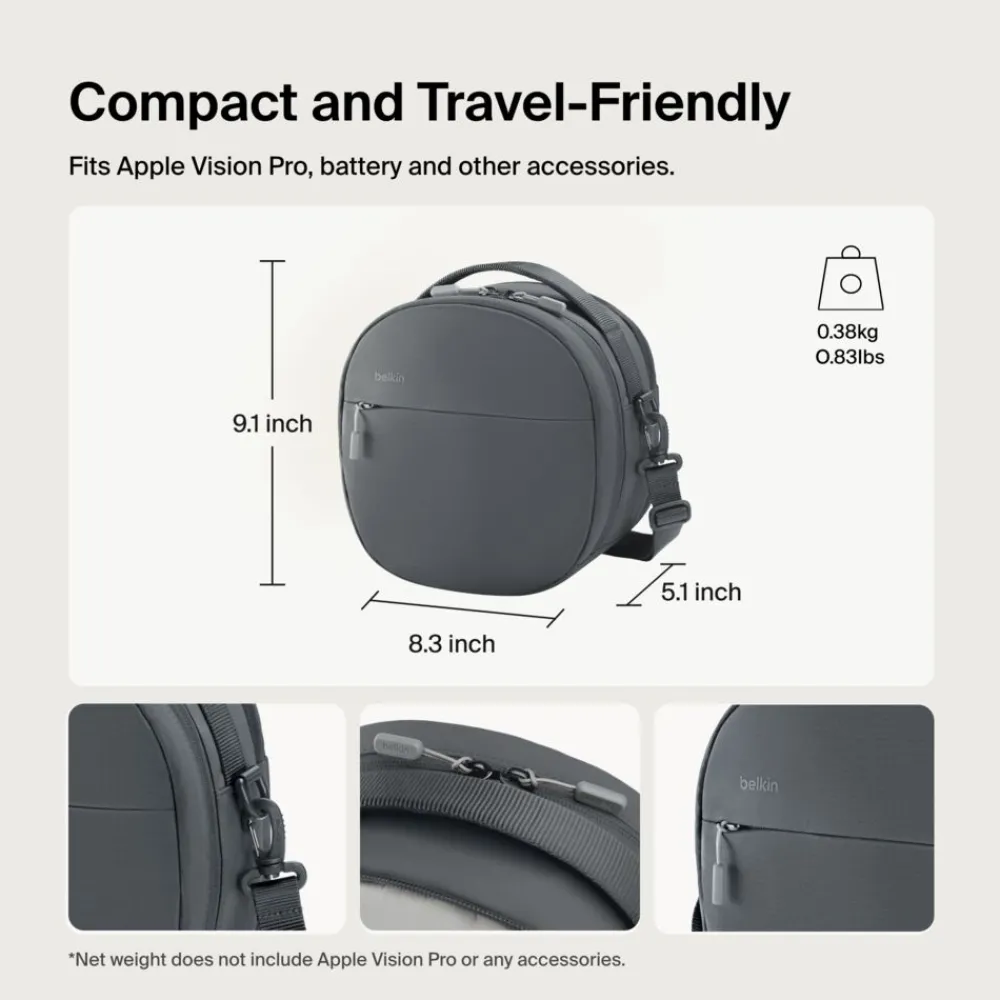 Outlet Travel Bag for Apple Vision Pro Phone, Tablet & Apple Vision Pro Accessories