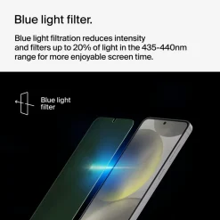 New TrueClear Curve Blue Light Filter Screen Protector for Samsung Galaxy S24 Screen Protectors For Samsung