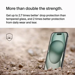 Sale UltraGlass 2 Blue Light Filter Screen Protector for iPhone 16 / iPhone 15 / iPhone 14 Pro Screen Protectors For Iphone