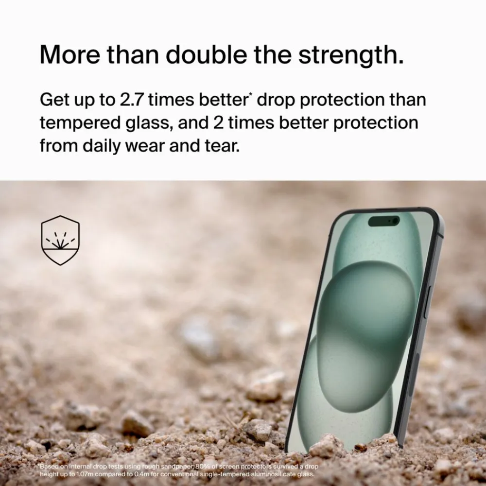 Sale UltraGlass 2 Blue Light Filter Screen Protector for iPhone 16 / iPhone 15 / iPhone 14 Pro Screen Protectors For Iphone