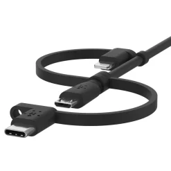 Hot Universal Cable 15W (USB-A cable with USB-C,® Micro-USB and Lightning connectors) Computer Cables|Charging Cables