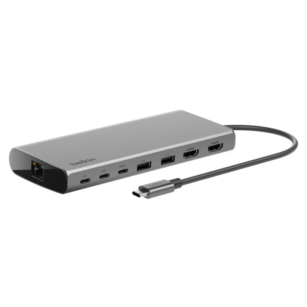 Discount Universal USB-C 8-in-1 Dual Display Core Hub Usb & Usb-C Hubs|Laptop Docking Stations