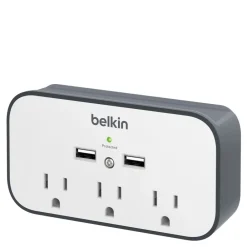 New USB Wall Mount Surge Protector with Cradle Surge Protectors & Power Strips