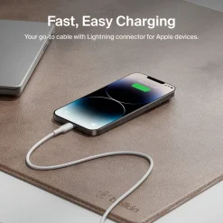 Clearance USB-C Cable with Lightning Connector, 3.3ft/1m, White Charging Cables|Usb-C Cables