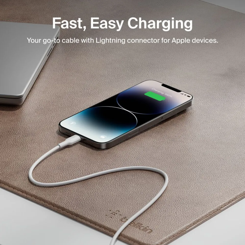 Clearance USB-C Cable with Lightning Connector, 3.3ft/1m, White Charging Cables|Usb-C Cables