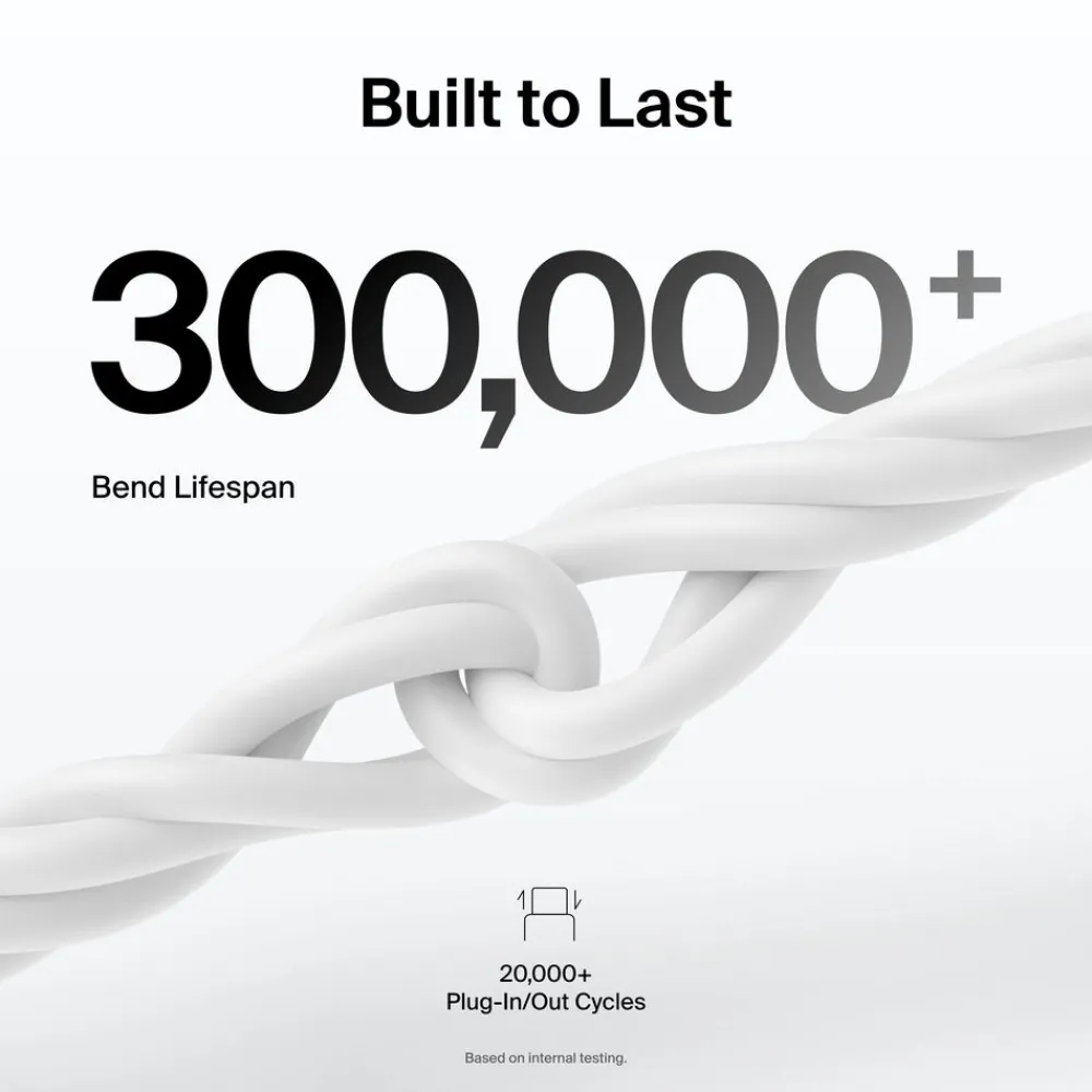 Clearance USB-C Cable with Lightning Connector, 3.3ft/1m, White Charging Cables|Usb-C Cables