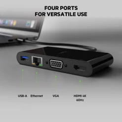 Outlet USB-C 4-in-1 Core Hub Usb & Usb-C Hubs