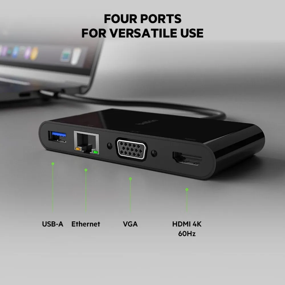 Outlet USB-C 4-in-1 Core Hub Usb & Usb-C Hubs