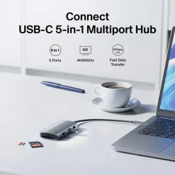 Hot USB-C 5-in-1 Multiport Hub Usb & Usb-C Hubs