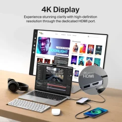 Hot USB-C 6-in-1 Multiport Hub Usb & Usb-C Hubs