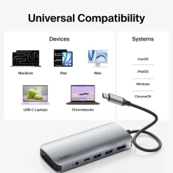 Best USB-C 7-in-1 Multiport Hub Usb & Usb-C Hubs