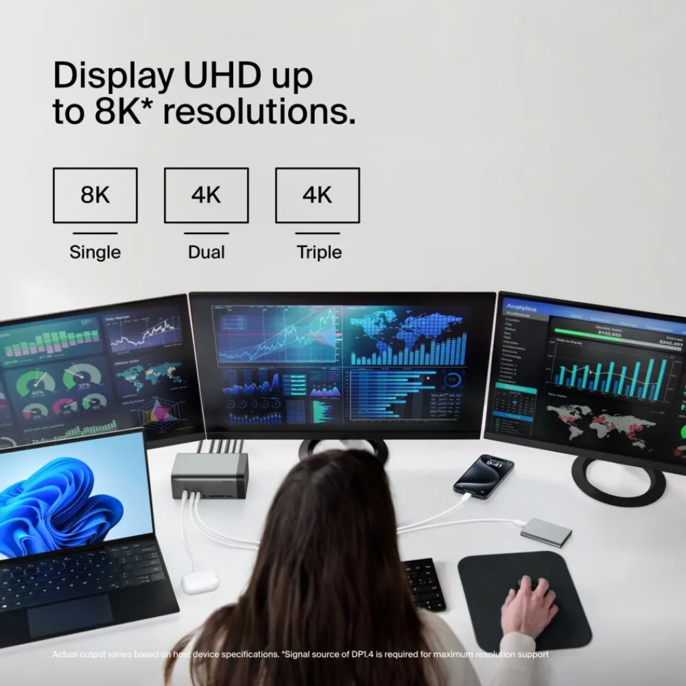 Clearance USB-C 11-in-1 Pro GaN Dock 150W Laptop Docking Stations
