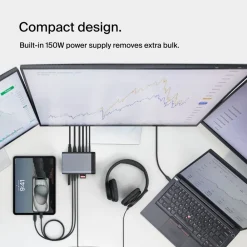 Clearance USB-C 11-in-1 Pro GaN Dock 150W Laptop Docking Stations