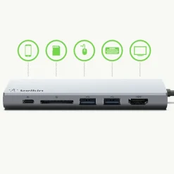 Clearance USB-C Multimedia Hub Usb & Usb-C Hubs|Laptop Docking Stations