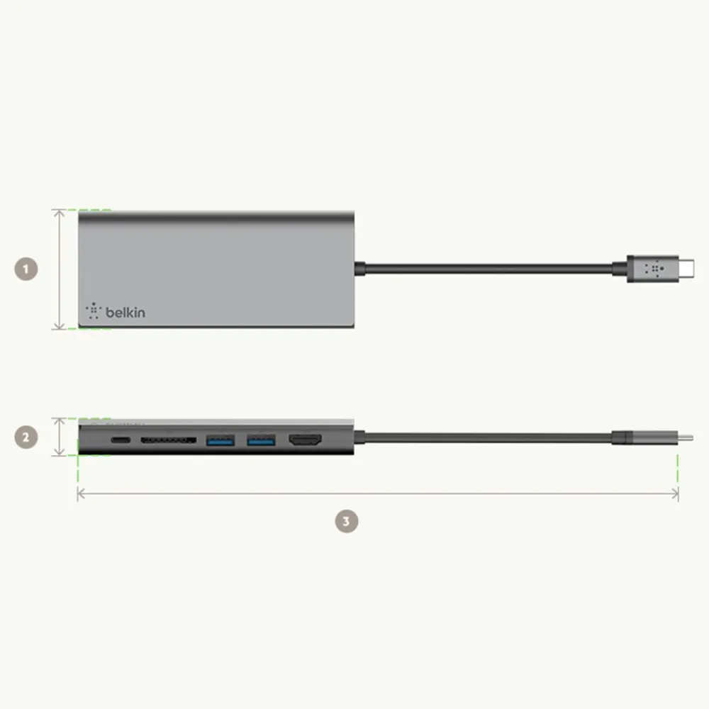 Clearance USB-C Multimedia Hub Usb & Usb-C Hubs|Laptop Docking Stations