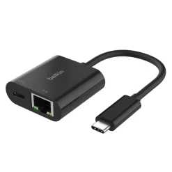 Fashion USB-C to Ethernet + Charge Adapter 100W Usb-C Adapters|Ethernet Adapters