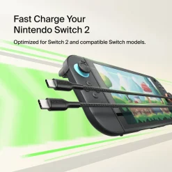 Hot USB-C to USB-C Cable 60W for Nintendo Switch 2 Charging Cables|Usb-C Cables