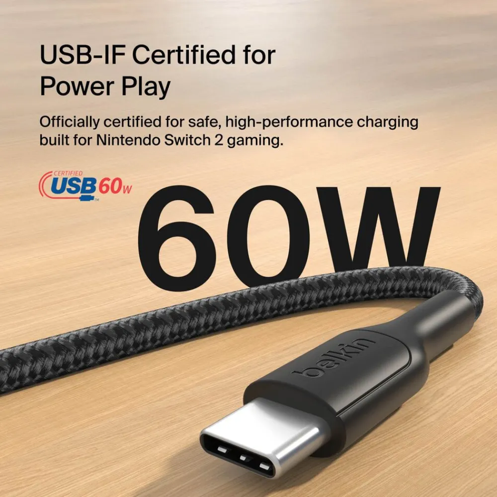Hot USB-C to USB-C Cable 60W for Nintendo Switch 2 Charging Cables|Usb-C Cables