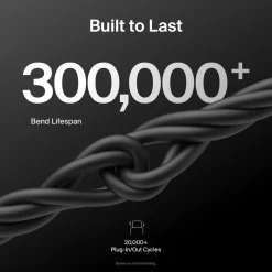 New USB-C to USB-C Cable 60W, 3.3ft/1m, Black Charging Cables|Usb-C Cables