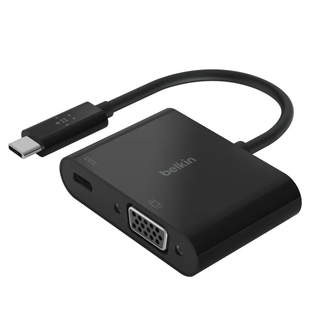Best USB-C to VGA + Charge Adapter Usb-C Adapters|Audio Video Adapters
