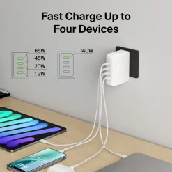 Discount 140W 4-Port GaN Wall Charger Gan Chargers|Usb-C Chargers