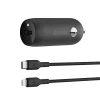Online 30W USB-C Car Charger + USB-C to Lightning cable Car Chargers