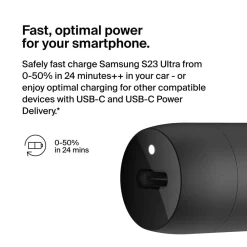 Hot 30W USB-C Car Charger + USB-C to USB-C cable Car Chargers